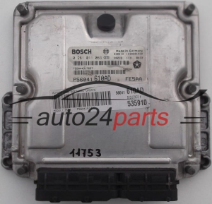  CALCULATEUR MOTEUR  JEEP GRAND CHEROKEE 2.7 CRD BOSCH 0 281 011 063, 0281011063, P56041610AD 
