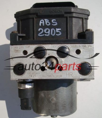 ABS PUMPE BLOCK HYDRAULIKPUMPE STEUERGERÄT BMW X5 BOSCH 0 265 225 146, 0265225146, 3451-6 756 214, 34516756214, 0265950067