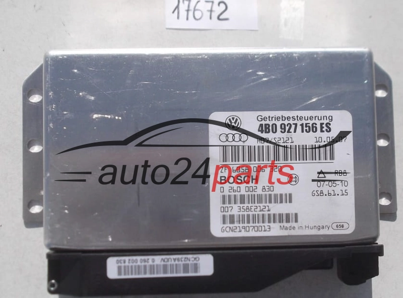 ECU αυτόματο κιβώτιο ταχυτήτων AUDI A6 2.5 TDI BOSCH 0 260 002 830