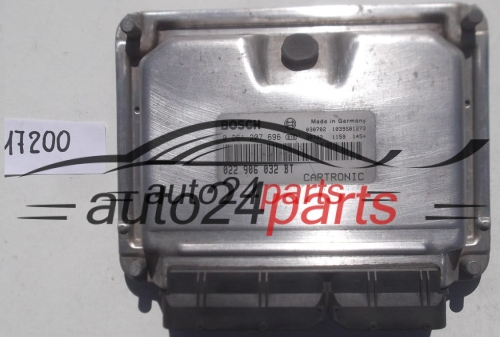 MOTORSTEUERGERÄT ECU STEUERGERAT PORSCHE CAYENNE S 4.5 TURBO, BOSCH 0 261 207 696, 0261207696, 022 906 032 BT, 022906032BT