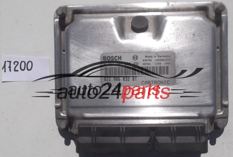 MOTORSTEUERGERÄT ECU STEUERGERAT PORSCHE CAYENNE S 4.5 TURBO, BOSCH 0 261 207 696, 0261207696, 022 906 032 BT, 022906032BT