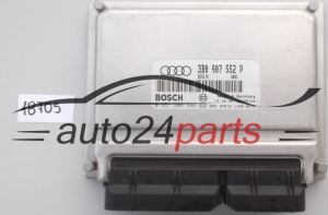 KOMPUTER STEROWNIK SILNIKA AUDI A6 2.4 3B0907552P, 3B0 907 552 P, BOSCH 0261206398, 0 261 206 398 - 18705