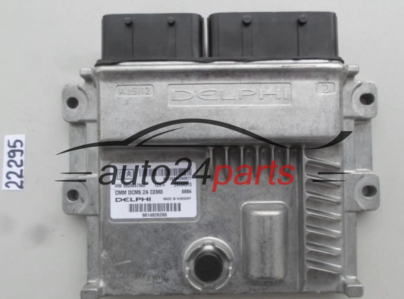 Μονάδα Ελέγχου Κινητήρα PEUGEOT 2.0 HDI 9809447980, 28494513, DCM6.2A