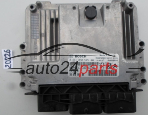 KOMPUTER STEROWNIK SILNIKA CITROEN PEUGEOT 1.4 HDI BOSCH 0 281 030 545, 0281030545, 98 078 861 80, 9807886180 