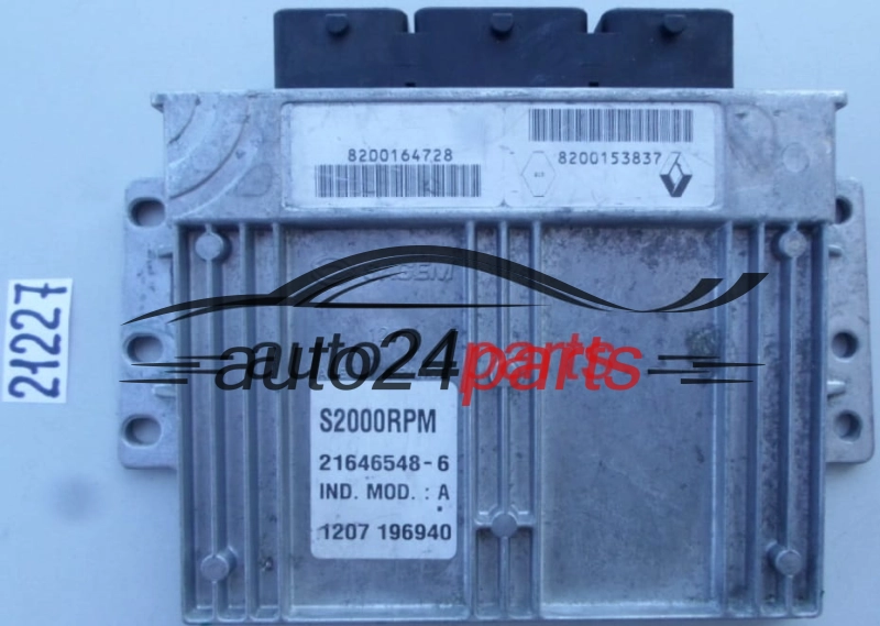 RENAULT LAGUNA 1.6 8200164728 8200153837 S2000RPM 21646548-6, 216465486
