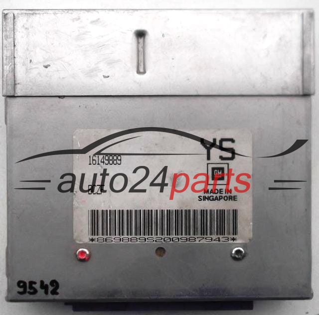 KOMPUTER STEROWNIK SILNIKA OPEL ASTRA 1.4, 16149889 YS, 16149889YS, BCZF
