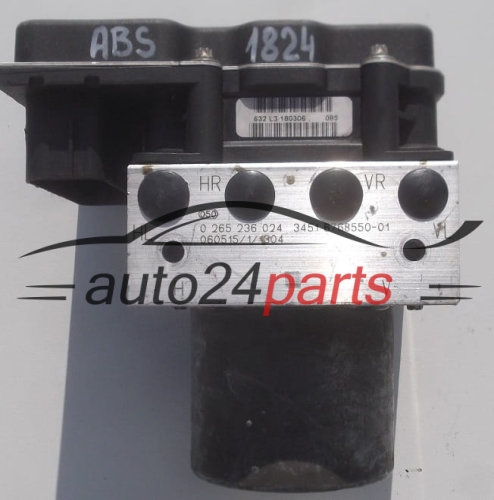 BOMBA DE ABS BMW 5 E60 61 BOSCH 0 265 236 024, 3451 6768550-01