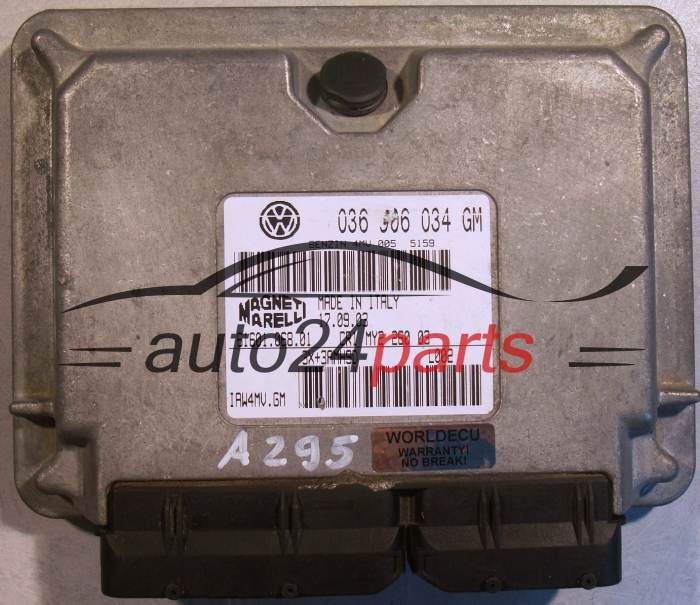 ECU ENGINE CONTROLLER SEAT IBIZA 1.4 16V GRZ 036906034GM, IAW4MVGM