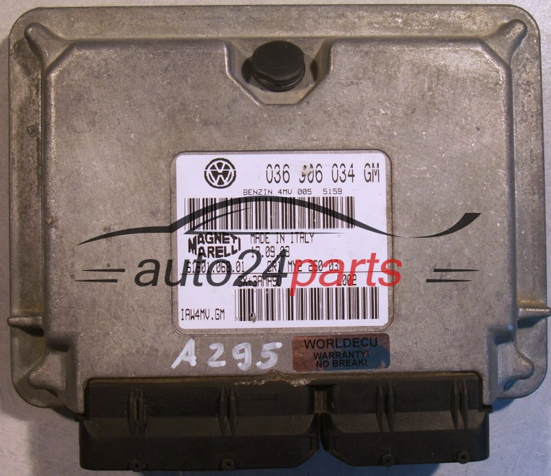 ECU ENGINE CONTROLLER SEAT IBIZA 1.4 16V GRZ 036906034GM, IAW4MVGM
