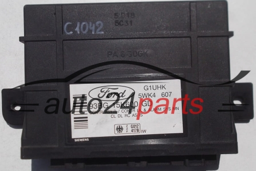 CENTRALITA DE CONFORT FORD MONDEO 93BG 15K600 GD, 93BG15K600GD,  SIEMENS 5WK4 607,  5WK4607