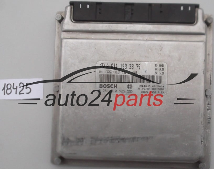 KOMPUTER STEROWNIK SILNIKA MERCEDES SPRINTER 2.2 CDI BOSCH 0281010525, 0 281 010 525, A6111533879, 6111533879, A 611 153 38 79, CR2.39