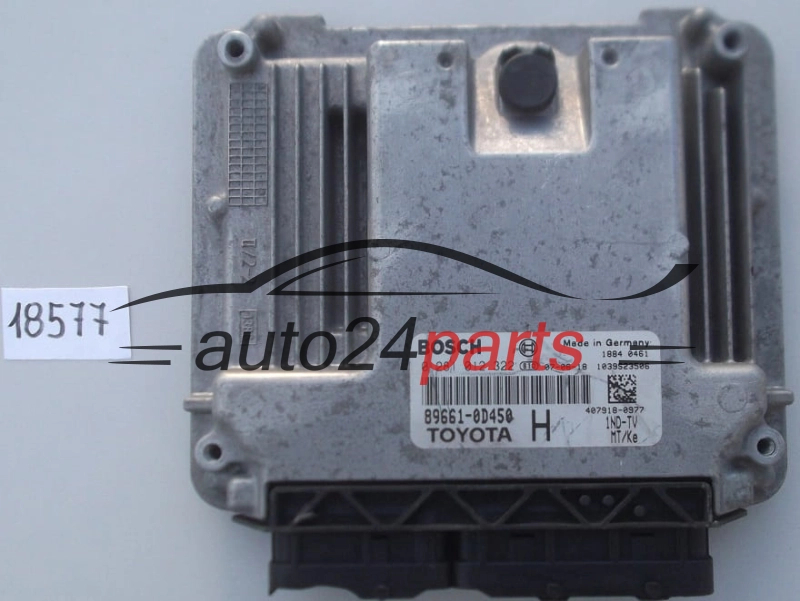 KOMPUTER STEROWNIK SILNIKA TOYOTA YARIS 1.4 D4D 89661-0D450 1ND-TV H, 896610D450, BOSCH 0281012322, 0 281 012 322