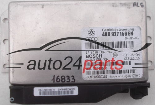COMPUTADOR CAIXA DE VELOCIDADES AUTOMÁTICA AUDI 3.0 V6 BOSCH 0 260 002 794, 0260002794, 4B0 927 156 EN, 4B0927156EN