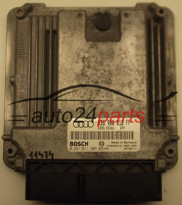 Centralina do motor AUDI A3 2.0 TDI 03G 906 016 FF, 03G906016FF, BOSCH 0 281 011 905