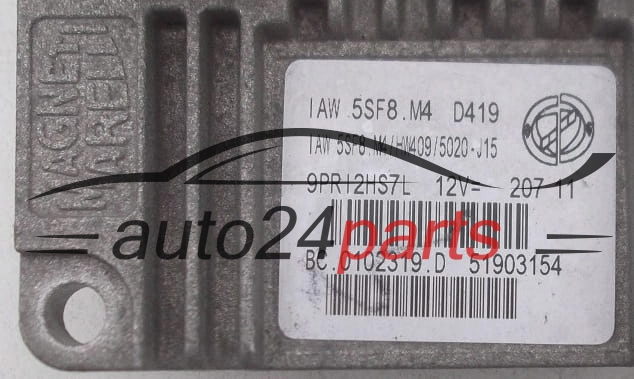 ECU CENTRALITA DE MOTOR FIAT PANDA FIAT 500 FORD KA MAGNETI MARELLI IAW 5SF8.M4
