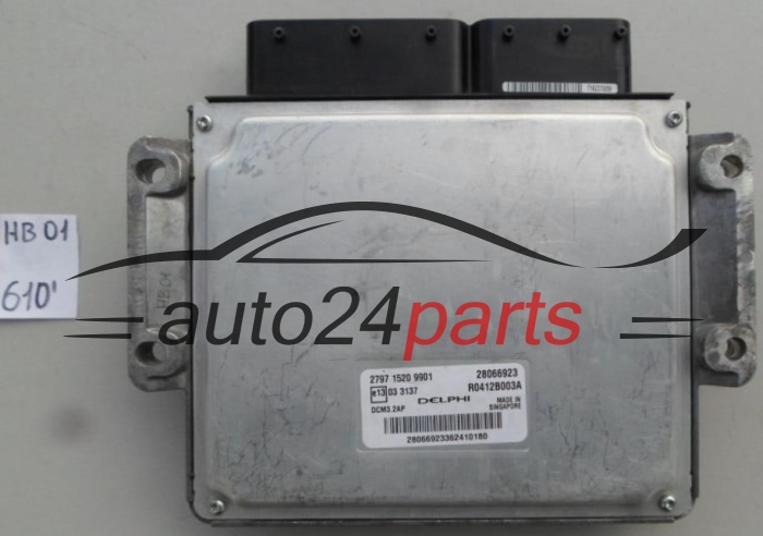 KOMPUTER STEROWNIK SILNIKA DAEWOO 1.4 D 28066923, R0412B003A