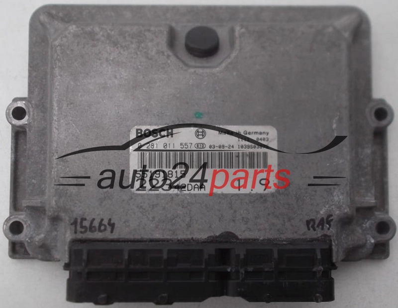 MOTORSTEUERGERÄT ECU STEUERGERAT FIAT DOBLO BOSCH 0 281 011 557, 0281011557, 55191815, 22342DAA, 1039S03875