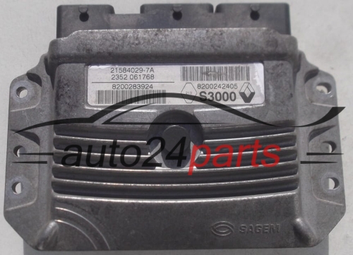 CENTRALINA MOTORE RENAULT MEGANE SCENIC SAGEM 21584029-7A, 215840297A, 8200283924, 8200242405