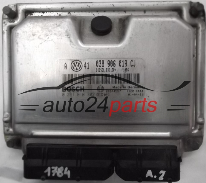 CENTRALINA DO MOTORE VW VOLKSWAGEN GOLF BORA 1.9 TDI AJM 038906019CJ, 038 906 019 CJ, BOSCH 0 281 010 302, 0281010302, EDC15P+ 1086, 28SA4557