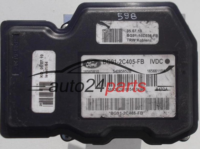 Pompa abs i sterownik FORD S-MAX BG912C405FB 16565810 BG9114C036FB