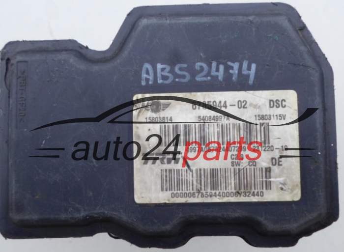 POMPE HYDRAULIQUE ET CALCULATEUR d'ABS MINI COOPER 67288072, 6785944-02, 678594402, 15803814