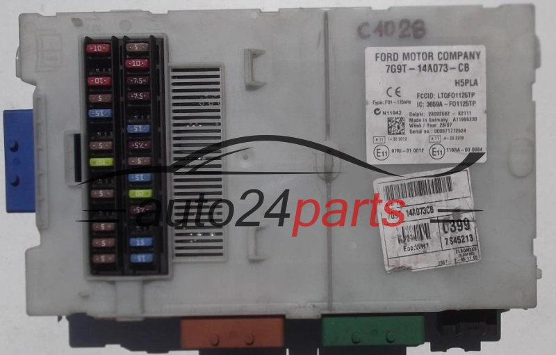  	7G9T-14A073-CB, 7G9T14A073CB, DELPHI 28092562
