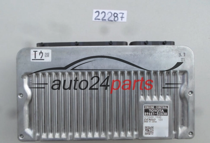 KOMPUTER STEROWNIK SILNIKA TOYOTA LEXUS 89661-53S30, 8966153S30, 275600-7040, 2756007040