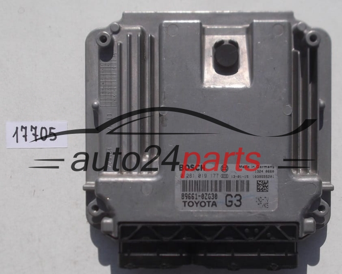 Μονάδα Ελέγχου Κινητήρα TOYOTA AURIS 1.4 D4D BOSCH 0 281 019 177