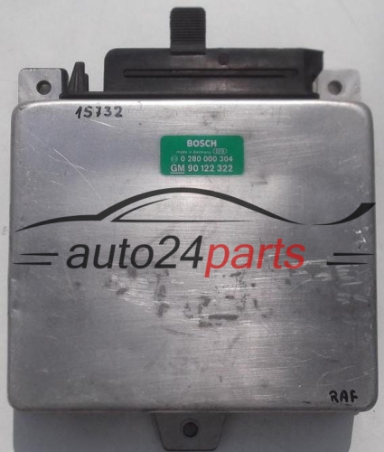 KOMPUTER STEROWNIK SILNIKA OPEL ASCONA KADETT BOSCH 0 280 000 304, 0280000304, GM 90 122 322, 90122322