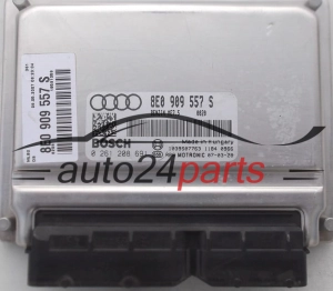 Μονάδα Ελέγχου Κινητήρα AUDI A4 2.0 BOSCH 0 261 208 691, 0261208691, 8E0 909 557 S, 8E0909557S, ME7.5 