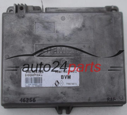 CENTRALINA DO MOTORE RENAULT 25 ESPACE SIEMENS S100807104, HOM7700734613, 7700734613