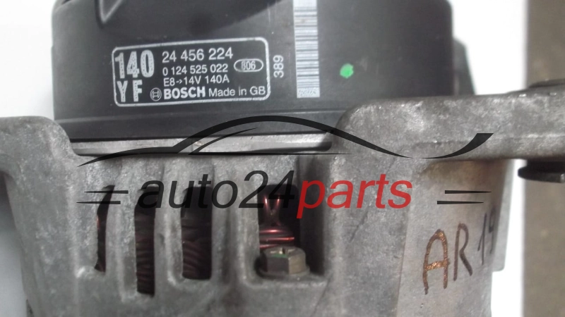 Alternatore OPEL VECTRA 3.2 Z32SE BOSCH 0 124 525 022,  GM 24 456 224 YF