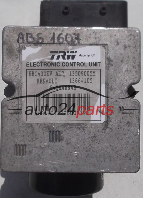 POMPE HYDRAULIQUE ET CALCULATEUR dABS RENAULT TRAFIC PRIMASTAR VIVARO 8200343525 GM 93852852, TRW 13664105, 13509005M, 540854684B