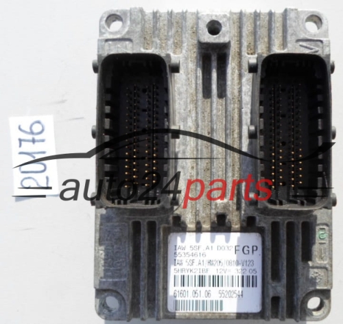 KOMPUTER STEROWNIK SILNIKA FIAT STILO 1.6 Magneti Marelli IAW 5SF.A1, IAW5SFA1, 61601.051.06, 6160105106