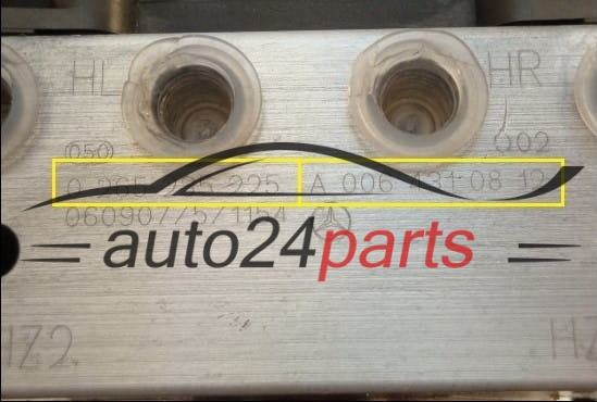 ABS PUMP MERCEDES BOSCH 0 265 235 225,  A 006 431 08 12