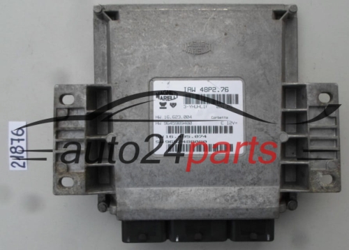 KOMPUTER STEROWNIK SILNIKA PEUGEOT 206 MAGNETI MARELLI IAW 48P2.76, IAW48P276, HW 16.623.004, 16623004, 9645989480, SW 16.495.074, 16495074, 9652488080 