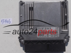 Μονάδα Ελέγχου Κινητήρα MERCEDES W211 E270 2.7 CDI BOSCH 0 281 010 835, 0281010835, A 647 153 00 79, A6471530079, 6471530079