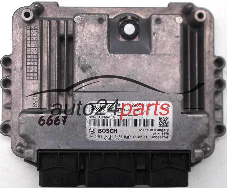 ECU CENTRALITA DE MOTOR  FORD BOSCH 0 281 016 921,  FoMoCo 9M51-12A650-HB