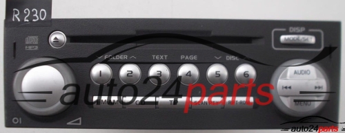 RADIO CD MP3 MITSUBISHI COLT 8701A150HA / DY-2E56GY-2-TH / DY2E56GY2TH / 34W578C 