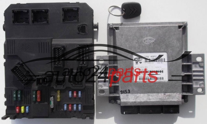 ECU ENGINE CONTROLLER CITROEN C2 PEUGEOT 206 MAGNETI MARELLI IAW 48P2.7H,  HW 16.623.004,  9645989480, SW 16.634.064,  9655756780