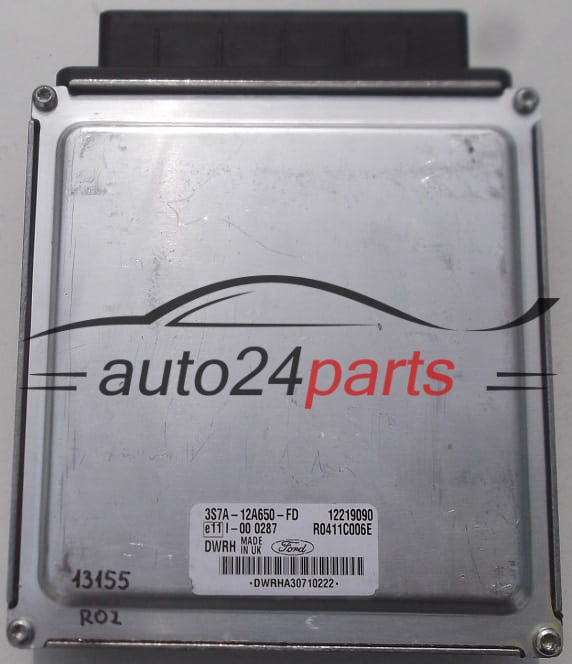 ECU CENTRALITA DE MOTOR FORD MONDEO 3S7A-12A650-FD, 3S7A12A650FD, 12219090, R0411C006E 