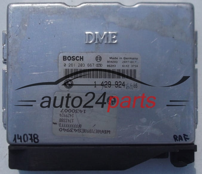 ecu engine control module BMW 3ER 318 E36 1.8 16V