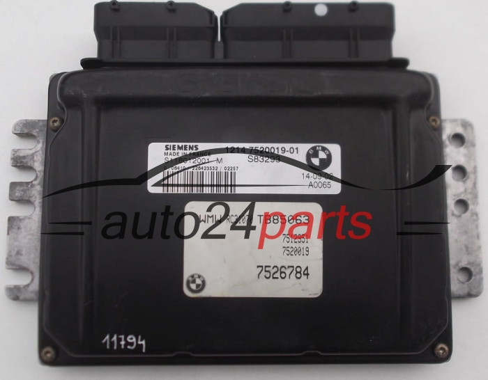 KOMPUTER STEROWNIK SILNIKA MINI ONE COOPER 1.6 SIEMENS S118012001 M, S118012001M, 1214 7520019-01