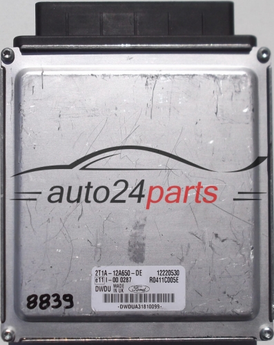 ECU ENGINE CONTROLLER FORD 1.8 TDCI DELPHI 12220530 DWDU, 2T1A-12A650-DE