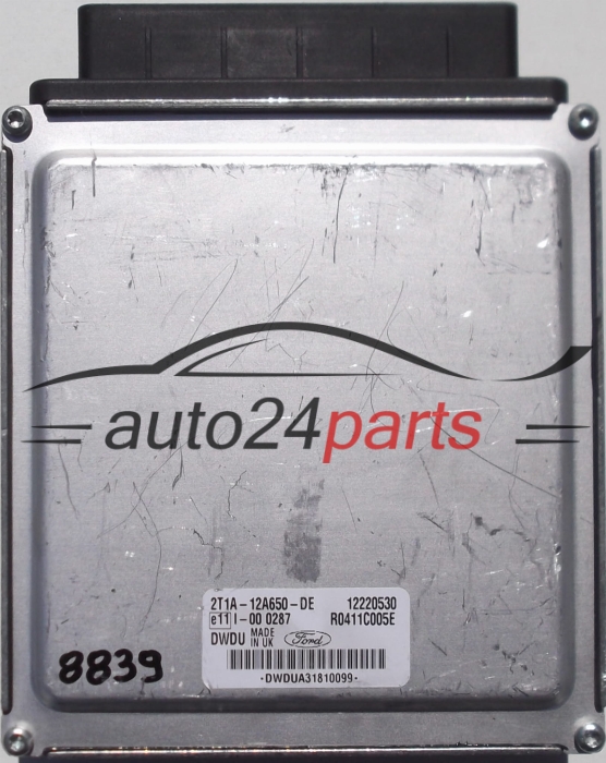 ECU ENGINE CONTROLLER FORD 1.8 TDCI DELPHI 12220530 DWDU, 2T1A-12A650-DE