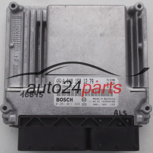 ECU CENTRALITA DE MOTOR MERCEDES W211 320 CDI BOSCH 0 281 011 349, 0281011349, A 648 153 12 79, A6481531279, 6481531279