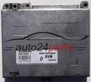 CENTRALINA MOTORE RENAULT CLIO 1.4, SIEMENS S101718102 C, S101718102C, HOM7700749946, 7700858259