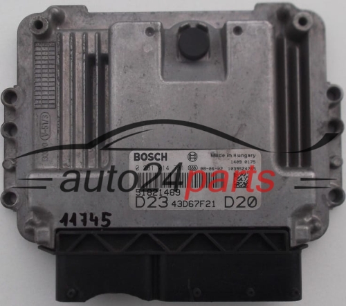 ECU ENGINE CONTROLLER  FIAT DUCATO 2.3 JTD BOSCH 0 281 014 731, 0281014731, 51821469 