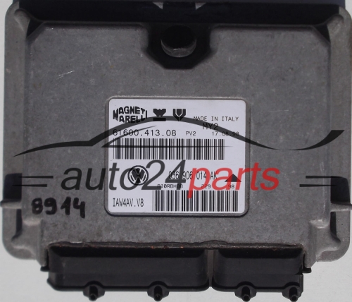 CENTRALINA MOTORE VW VOLKSWAGEN LUPO 1.4, 036 906 014 AK, 036906014AK, 61600.413.08, 6160041308, IAW 4AV.V8, IAW4AVV8