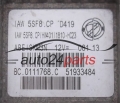 CENTRALINA MOTORE FIAT 500 PUNTO PANDA 1.2 MAGNETI MARELLI  IAW5SF8CP, 51933484, BC.0111768.C, BC0111768C